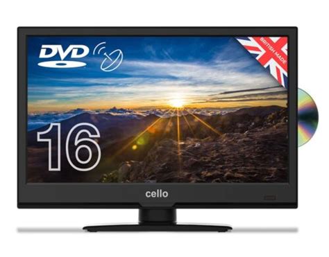 Cello 16 Inch TV & DVD HD Ready LED, Super Slim Design, C1620FS 12V ...