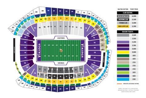 Us Bank Stadium Seating Chart With Rows And Seat Numbers | Brokeasshome.com