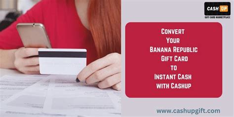 Convert Your Banana Republic Gift Card to Instant Cash with Cashup | by ...