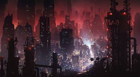 Cyberpunk City Night View , Artist, , , Background, and , Cyberpunk ...