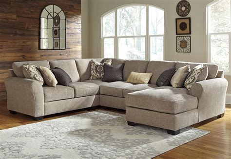 Benchcraft Pantomine 39122S6 4-Piece Sectional with Chaise | Household ...