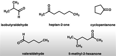 Solved isobutyraldehyde heptan-2-one cyclopentanone | Chegg.com