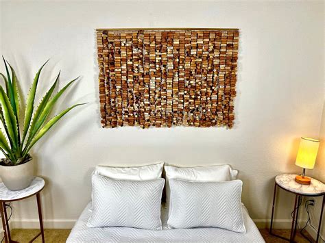 Hanging Cork Wall Art Piece - Etsy