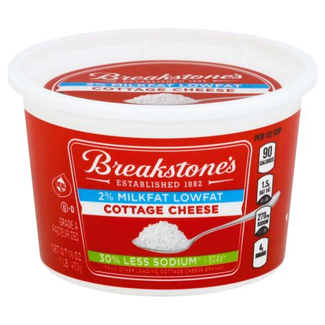 Breakstone's 2% Milkfat Lowfat Small Curd Cottage Cheese - Shop Cottage ...