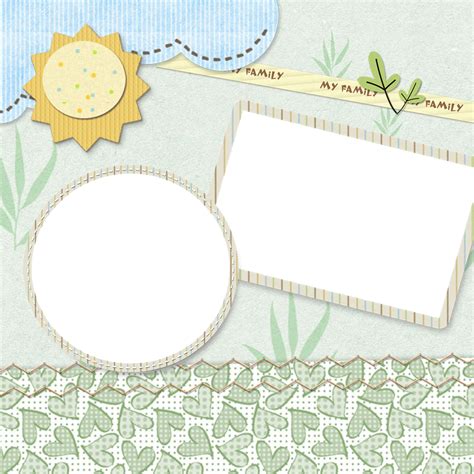 Scrapbook templates, Scrapbook inspiration, Family scrapbook