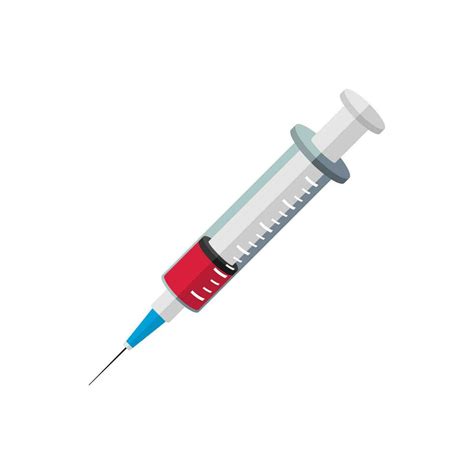 syringe vector illustration in flat style design 25950024 Vector Art at ...