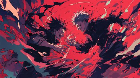 Satoru Gojo x Sukuna HD Jujutsu Kaisen Epic Art Wallpaper, HD Anime 4K ...