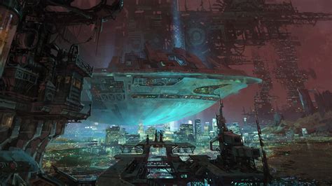 futuristic, concept art, artwork, city, futuristic city, fantasy art ...