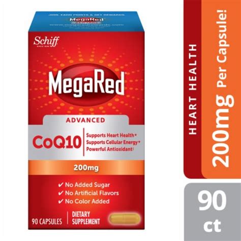 Schiff® MegaRed® CoQ10 Capsules 200mg, 90 ct - Kroger