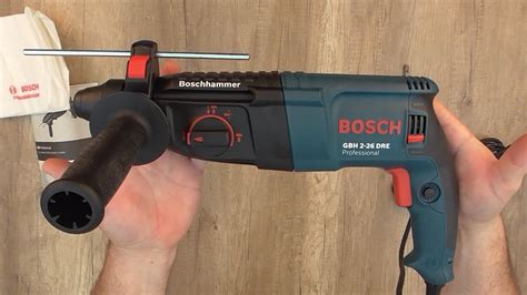 Unboxing BOSCH Professional GBH 2 26 DRE Rotary Hammer SDS plus - Bob ...