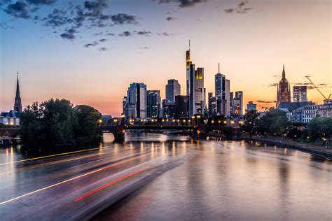 Time Captures | Frankfurt Skyline - Time Captures