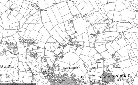 Old Maps of East Bergholt, Suffolk - Francis Frith