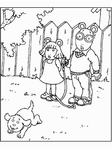 Arthur Coloring Page For Kids - Coloring Nation