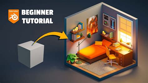 Isometric 3D Room in Blender | Beginner Tutorial - YouTube