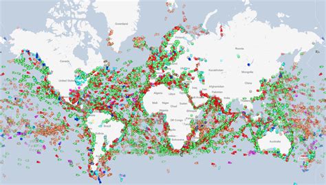 Map: Visualizing Every Ship at Sea in Real-Time