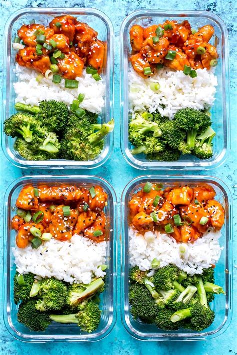 Honey Sriracha Chicken Meal Prep Bowls - The Girl on Bloor | Recipe ...