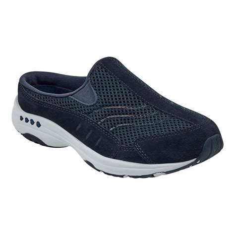 Easy Spirit Womens TravelTime Classic Clog - Wide Width Slip On Sneaker