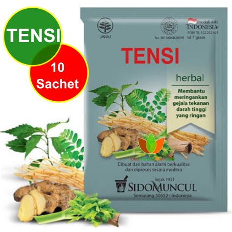 Jual 10 SACHET JAMU TENSI SIDOMUNCUL OBAT HERBAL HIPERTENSI PENURUN ...