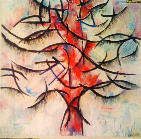 Surreal Art: Piet Mondrian's abstract trees art painting | Mondrian art ...