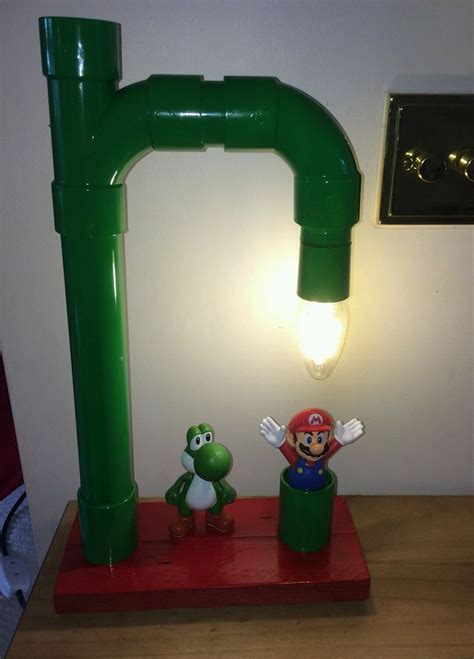 Super Mario Lamp, Nintendo, upcyle, SNEZ, Retro, Christmas, Games Room ...