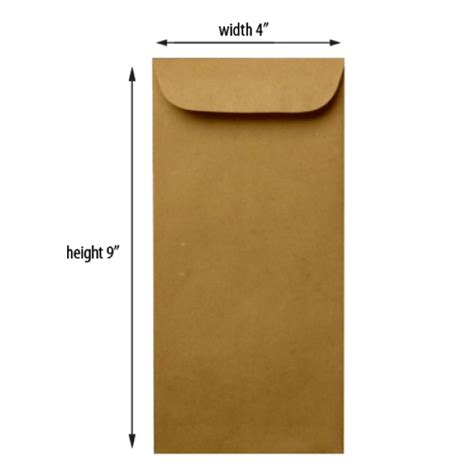 Brown Paper Envelope Size (9" x 4") - Mobicity®