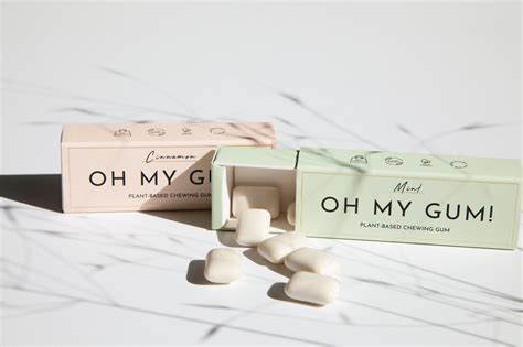 Natural Mint and Cinnamon Chewing Gum — OH MY GUM!