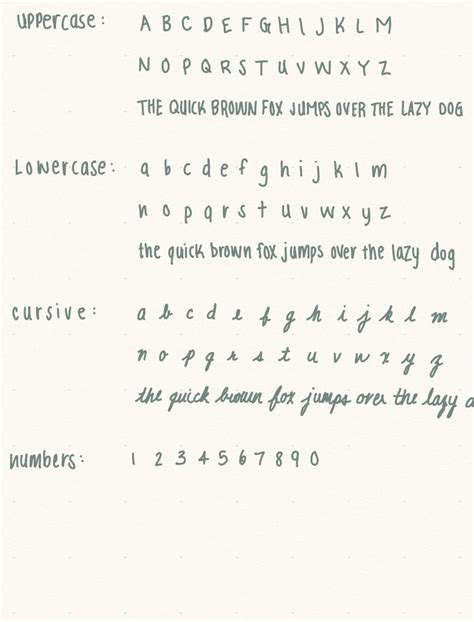 Handwriting Template - Notability Gallery