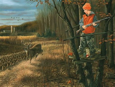 Buck Fever Challenge | Hunting painting, Hunting art, Deer painting