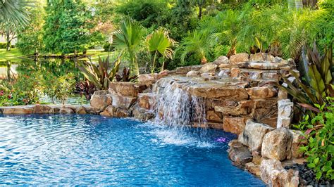 How to build a waterfall for a pool – Builders Villa