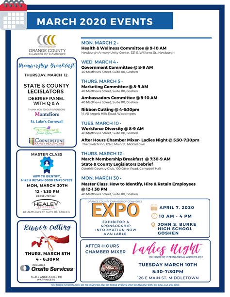 CHAMBER EVENTS CALENDAR (1) | Orange County Chamber of Commerce