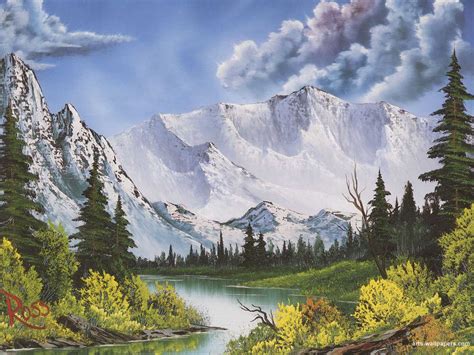 The Joy of Painting with Bob Ross | Winter, Mountains & Snow ...