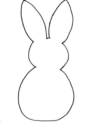 Easter bunny outlines happy 8 png – Clipartix