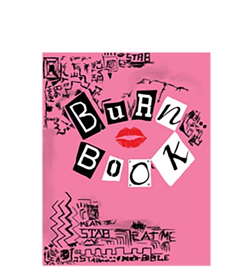 Burn Book Mean Girls KissFashion Kitchen Home Decor Refrigerator - Clip ...