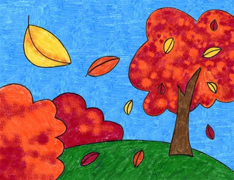 Easy Fall Drawings For Kids