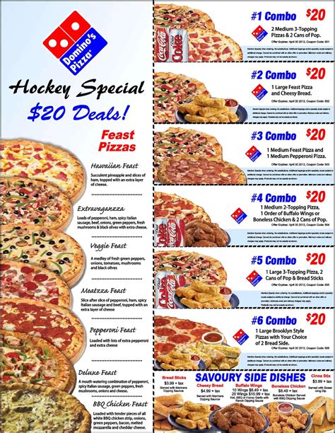 Domino's Restaurant Menu, Menu for Domino's Restaurant, Abbotsford ...