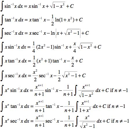 Trig Identities Integrals - Math Is Fun