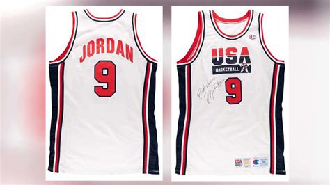 Michael Jordan's 1992 US Olympic 'Dream Team' game-worn jersey to be ...