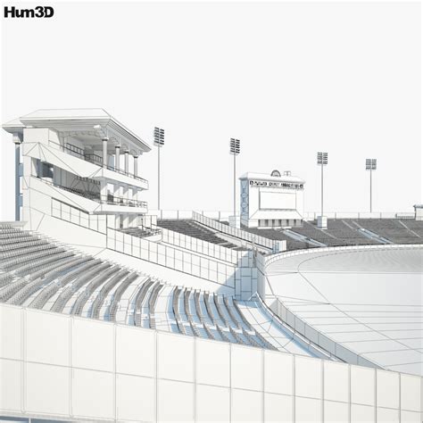 Punjab Cricket Association Stadium 3D model - Architecture on Hum3D