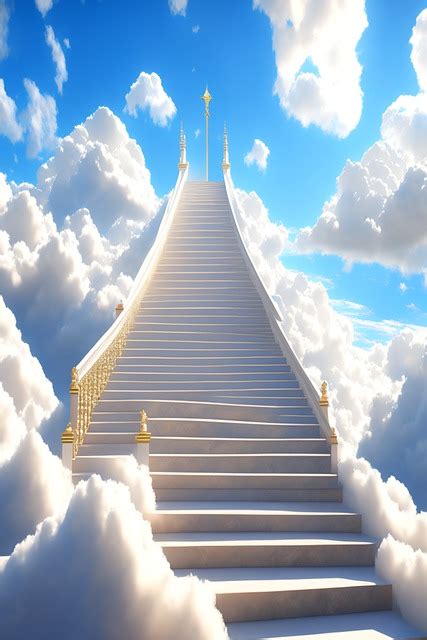 Download Stairway, Heaven, Clouds. Royalty-Free Stock Illustration ...