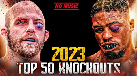 Top 50 Brutal Knockouts Of 2023 | MMA, Kickboxing, Boxing - YouTube