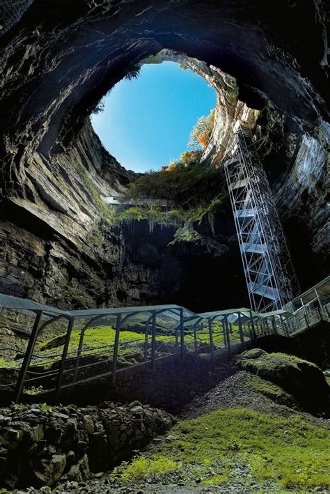 Restaurant nested in the wall of a cave in southern France Had to be ...