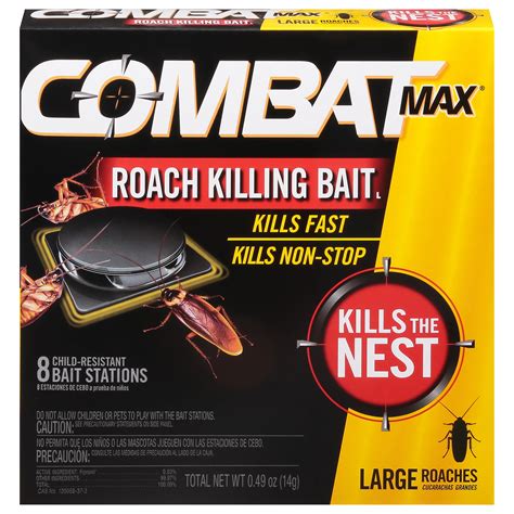 Combat Max Roach Killing Bait for Large Roaches - Shop Insect Killers ...