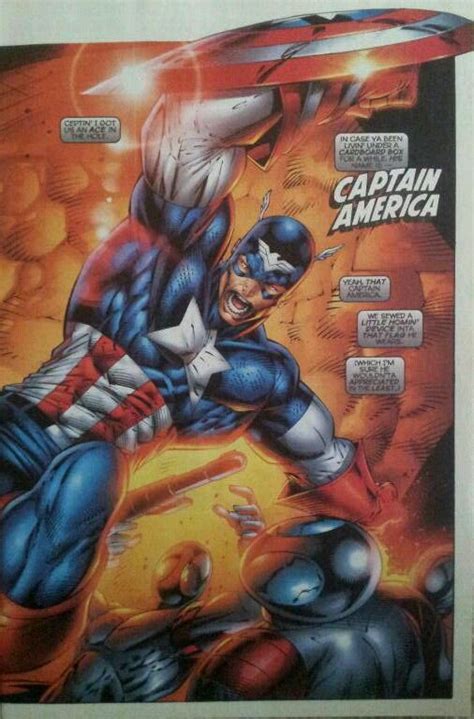 Captain America by Rob Liefeld | Rob liefeld, Captin america, Captain ...