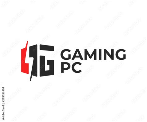 Gaming pc logo design. Gaming desktop computer vector design. Custom ...