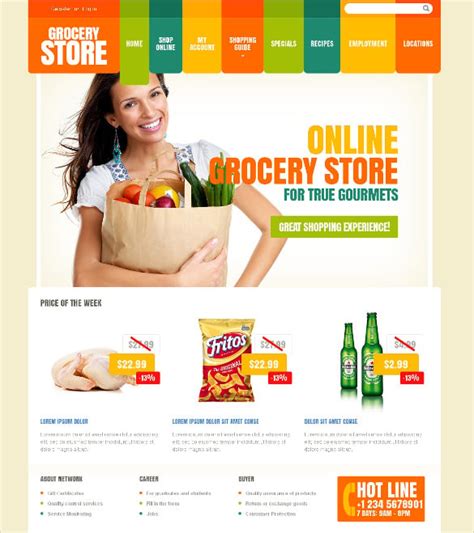 29+ Grocery Store Website Themes & Templates | Free & Premium Templates