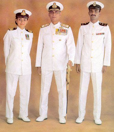 The uniform of the Indian Navy has by and large been inherited from the ...