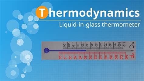 How does a liquid-in-glass thermometer work? - YouTube