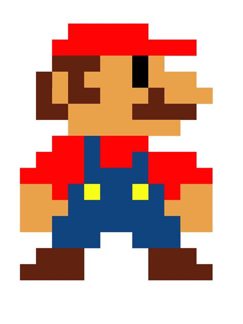 8 Bit Clipart Classic Mario Mario Bros Pixel Png Transparent Png ...