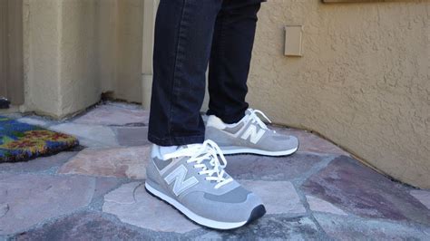 New Balance 574 Core 'Grey/White' (ML574EVG) Review & On-Feet! - YouTube