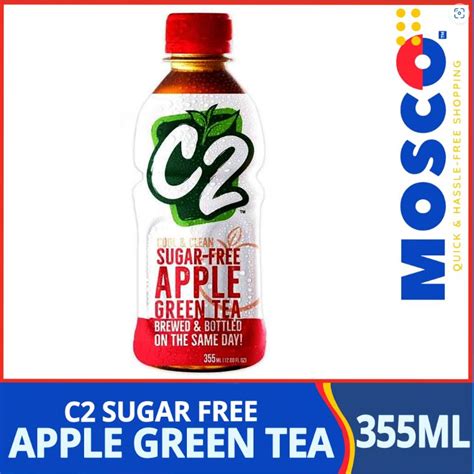 C2 Cool & Clean Sugar Free Apple Green Tea (3pack X 355 ML), (6pack X ...